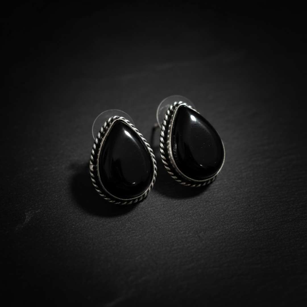 Bohemian Style Gemstone Stud Earrings Collection